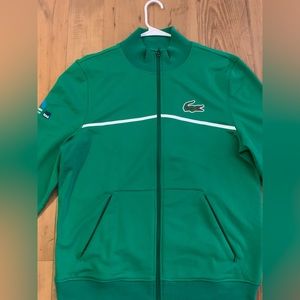 lacoste sport full zip sweatshirt size M